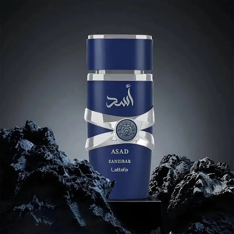 Lattafa Asad  Zanzibar – Perfume Árabe Tropical Ambarado