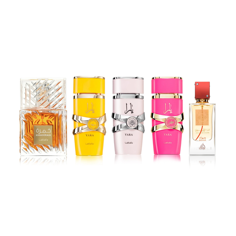 Pack de 5 Muestras - Lattafa Femenino