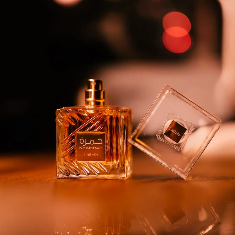 Lattafa Khamrah – Perfume Árabe Gourmand Especiado