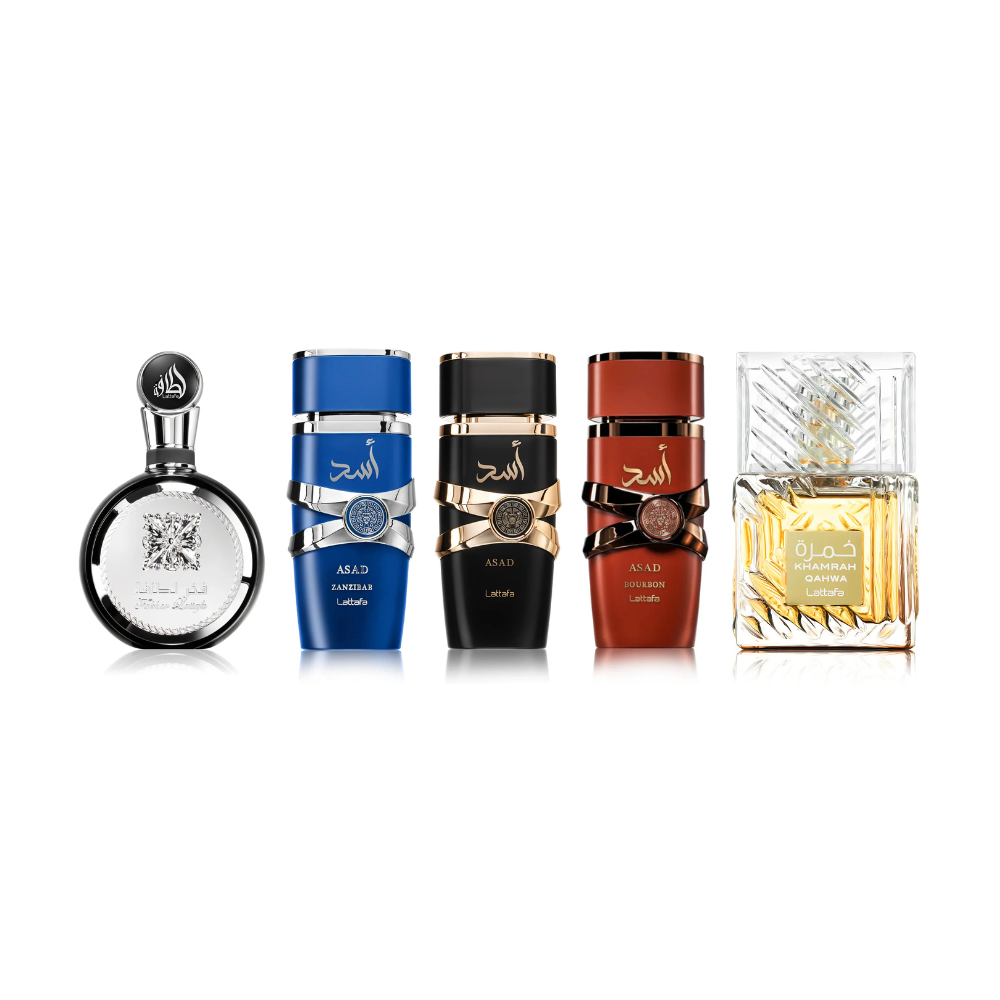 Pack de 5 Muestras - Lattafa Masculino