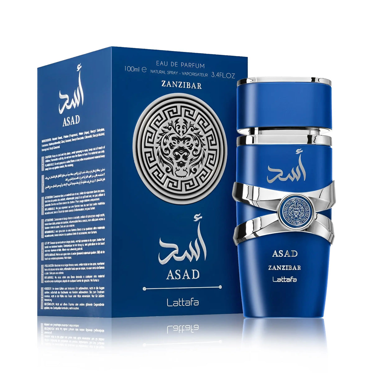 Lattafa Asad  Zanzibar – Perfume Árabe Tropical Ambarado